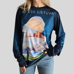 Spalvoti Marškinėliai „aš Esu Lietuva“ (1)
