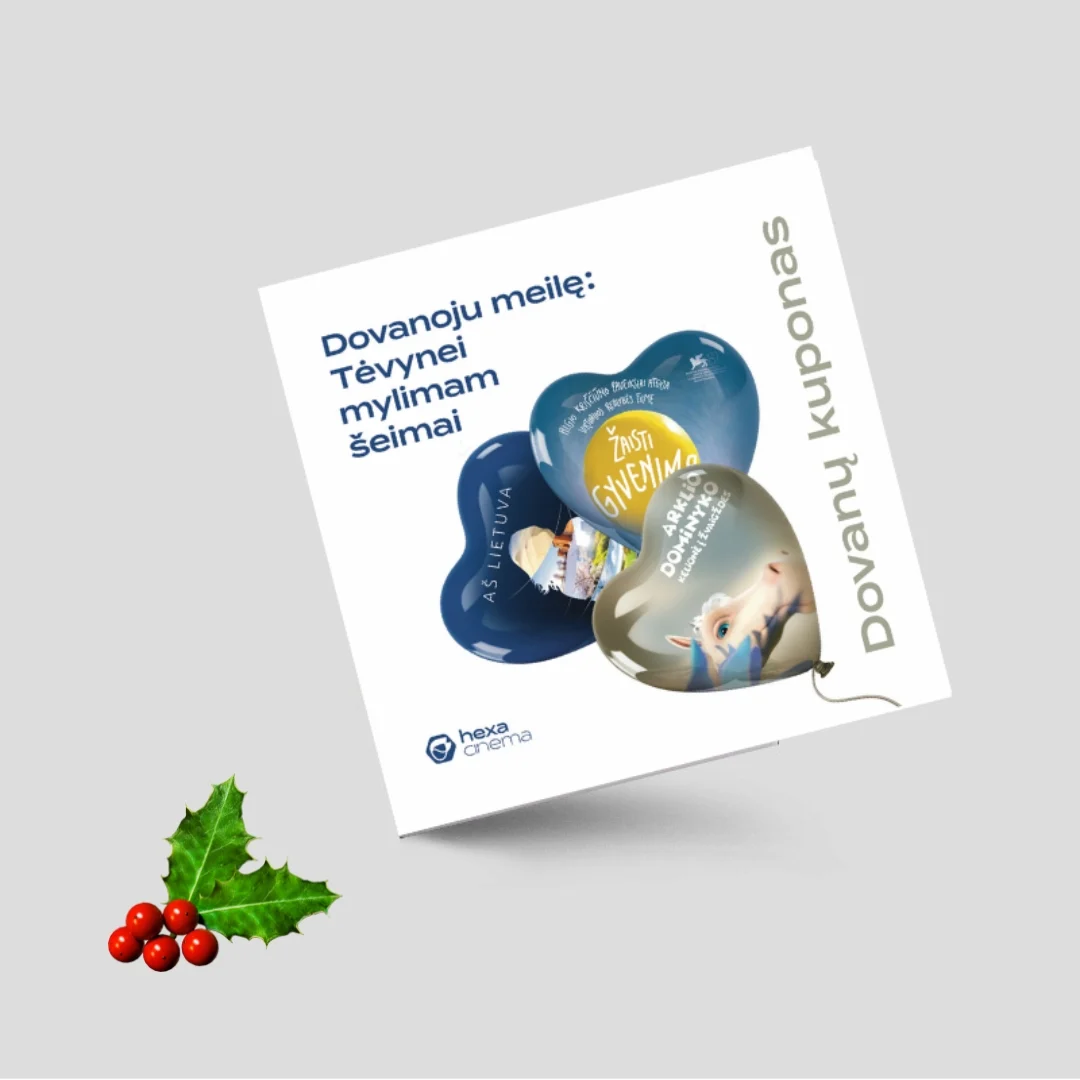 Dovanų kuponai skirti virtualios realybės filmams